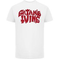 Grafik-T-Shirt mit Satan's Twins Print