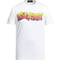 T-Shirt mit Graffiti-Wall-Print