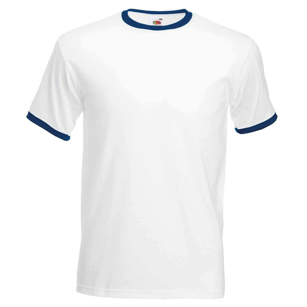 Ringer-T-Shirt mit Kontrastbündchen