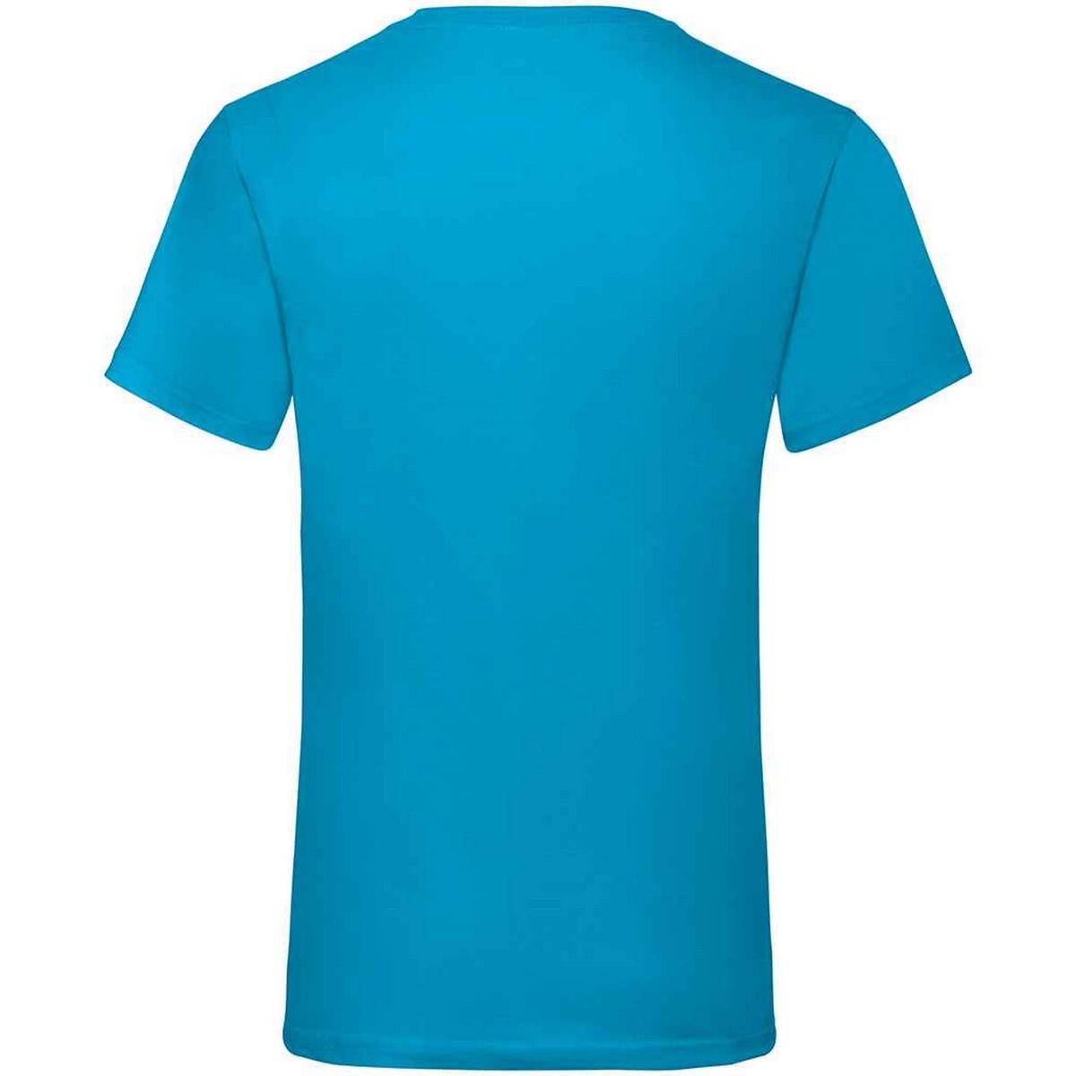 Klassisches Baumwollshirt mit V-Ausschnitt