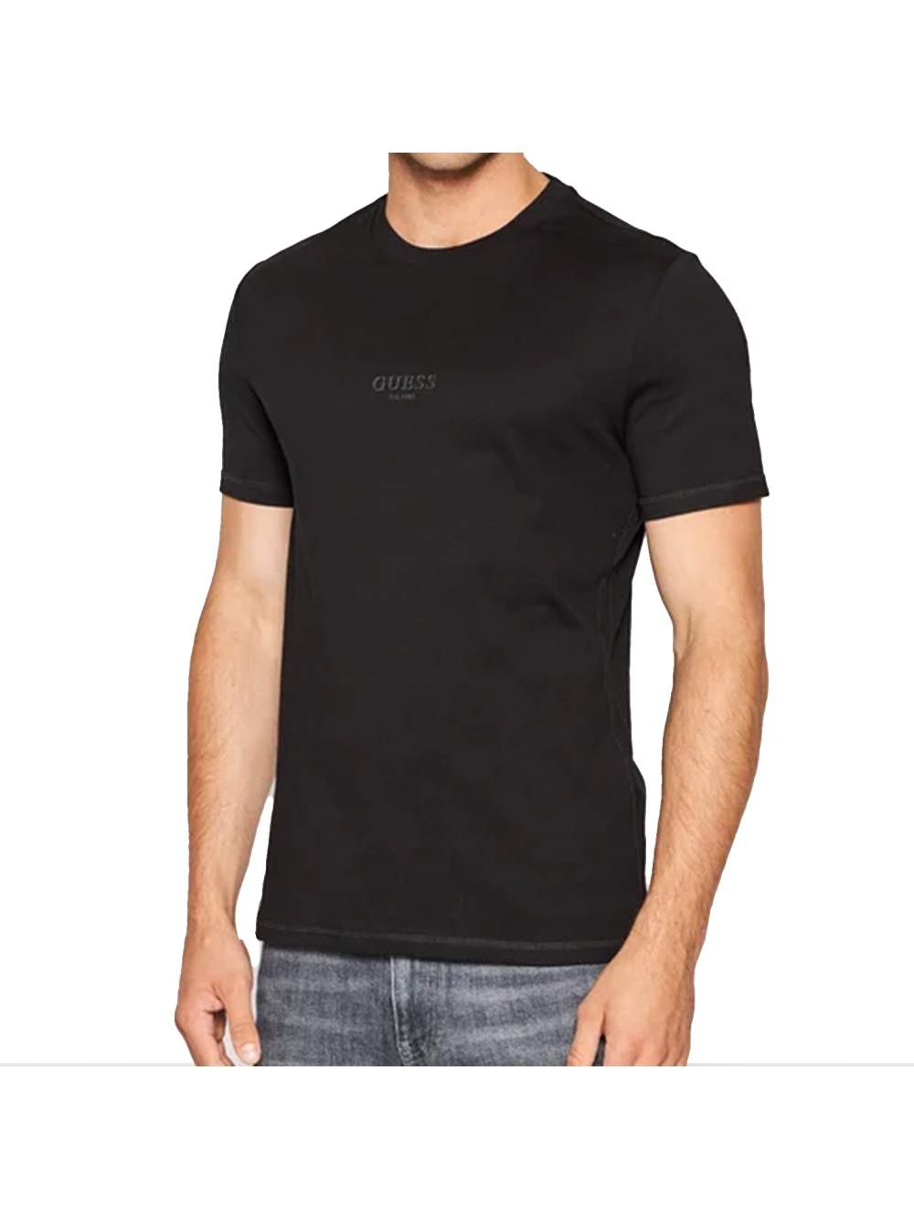 Klassisches T-Shirt mit dezentem Logo