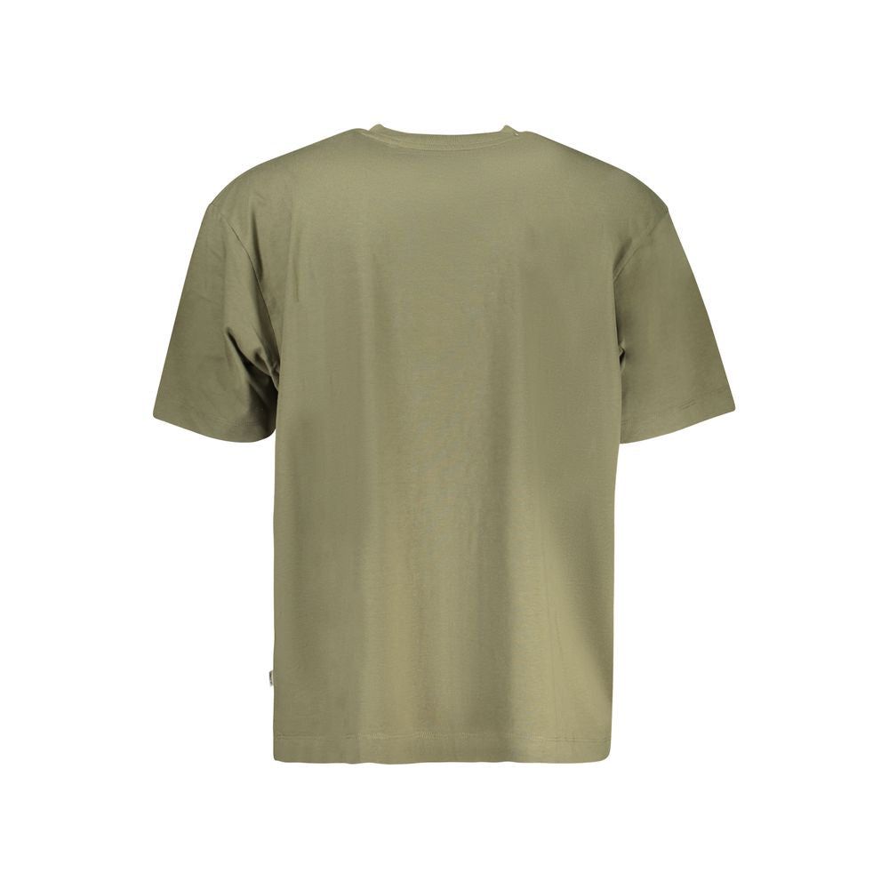 Oversized Baumwoll-T-Shirt mit Logo-Stickerei