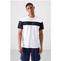 T-Shirt mit sportlichem Farbblock-Design