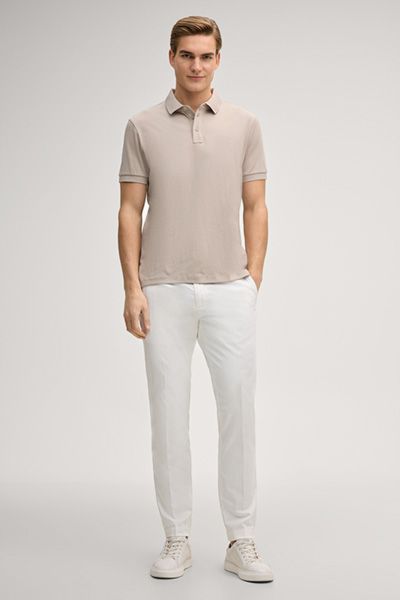 JOOP! Primo Sandfarbenes Poloshirt Klassische Passform Bio-Baumwolle