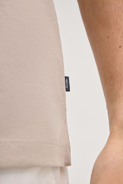 JOOP! Primo Sandfarbenes Poloshirt Klassische Passform Bio-Baumwolle