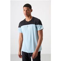 Herren T-Shirt mit Farbblock-Design