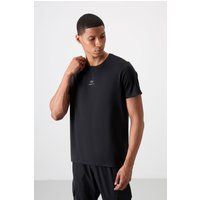 Minimalistisches Crewneck T-Shirt mit Logo-Patch