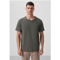 T-Shirt mit Rundhalsausschnitt und regulärer Passform