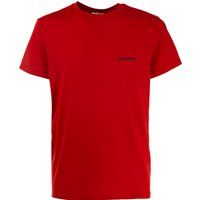Grafik-Print Baumwoll-Rundhalsshirt
