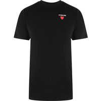 Baumwoll-T-Shirt mit Herz-Emblem