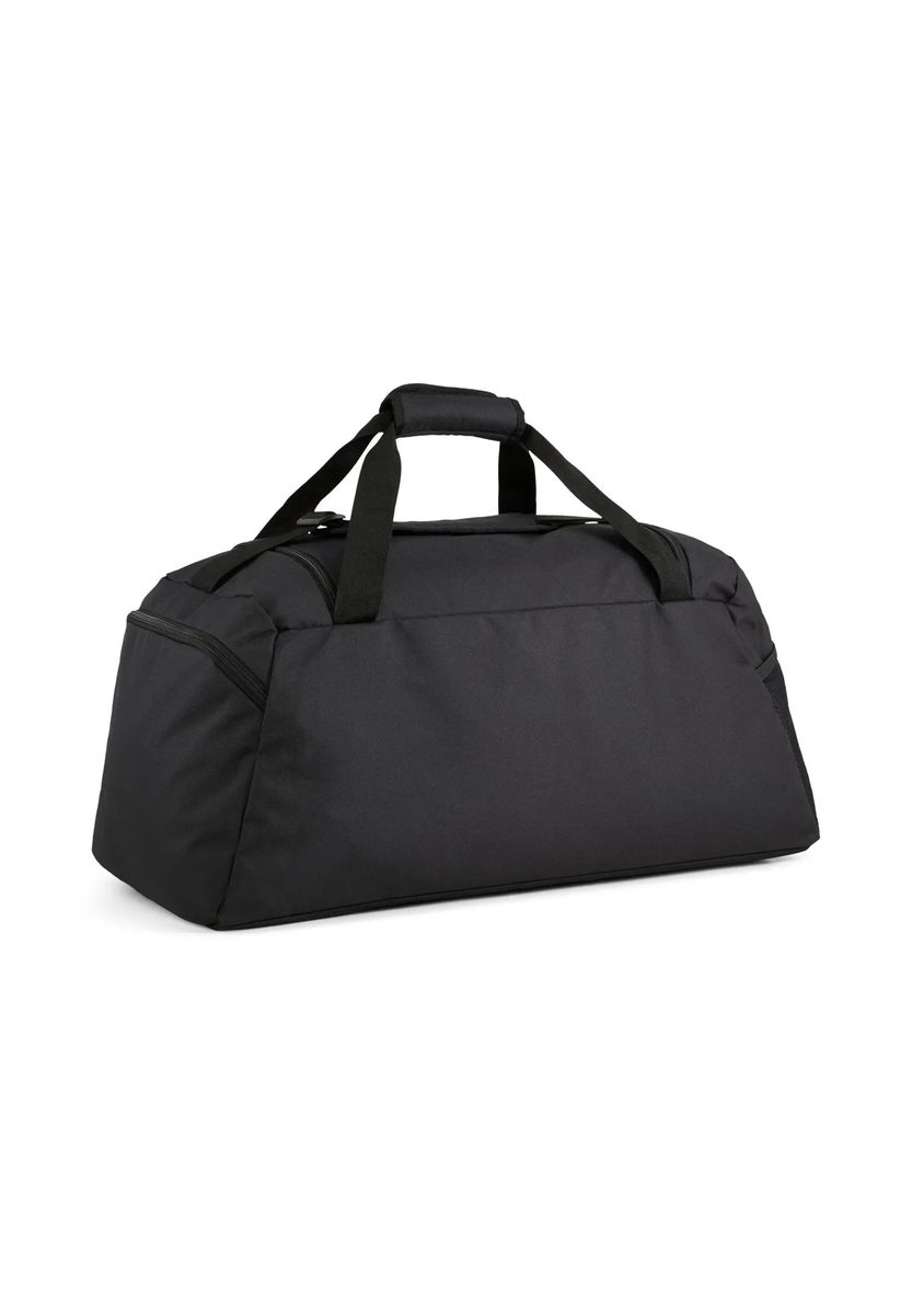 PUMA® Sporttasche "Fundamental", Zweiwege-Reißverschluss, Netz-Seitentasche, schwarz, M