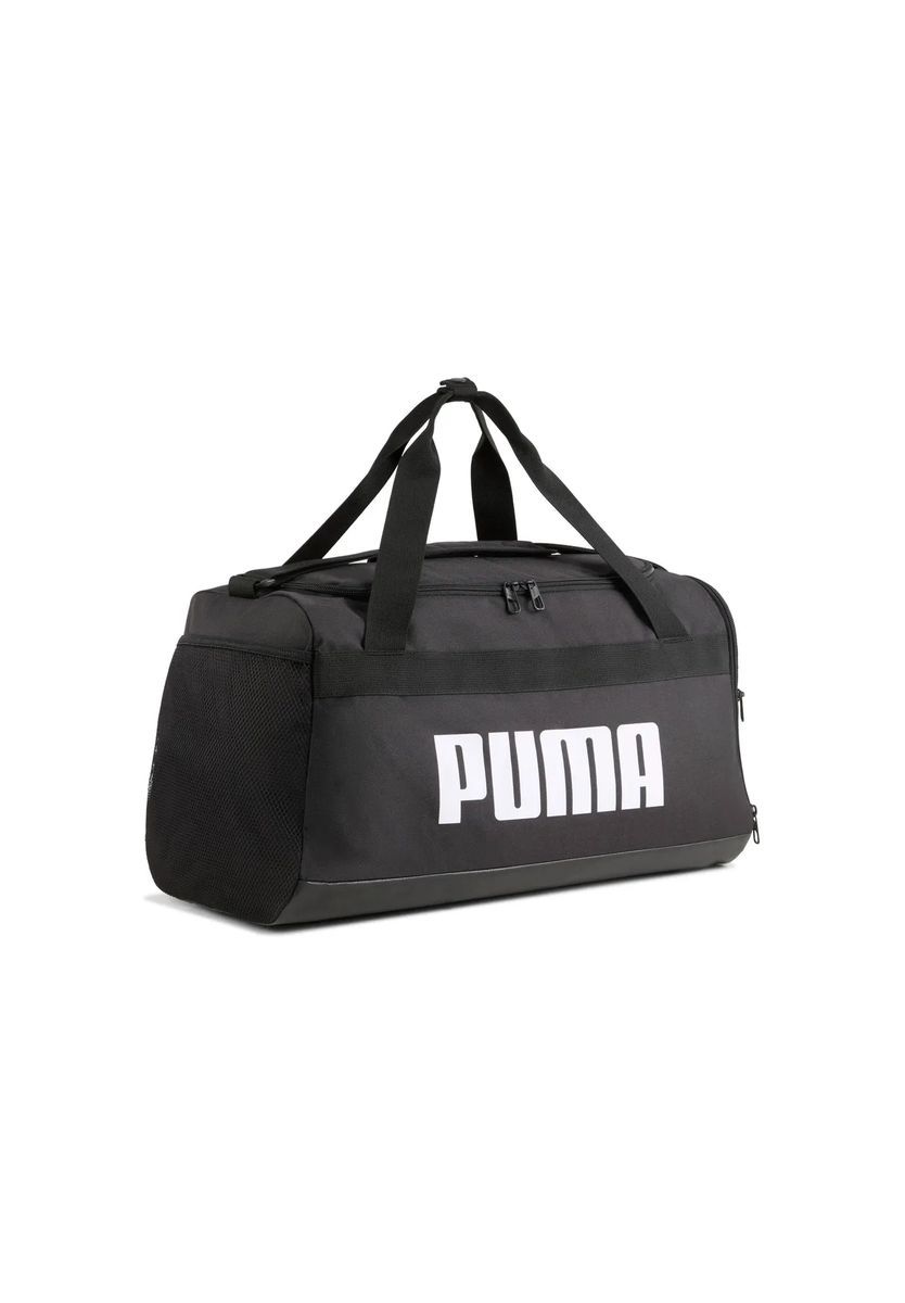 PUMA® Sporttasche "Challenger", Zweiwege-Reißverschluss, Netz-Seitentasche, schwarz, S