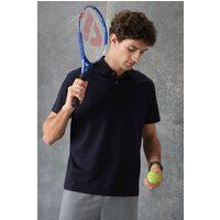 Oversized Jersey-Strick Poloshirt