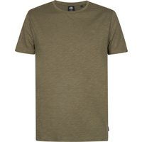 Gerade geschnittenes Slub-Jersey T-Shirt