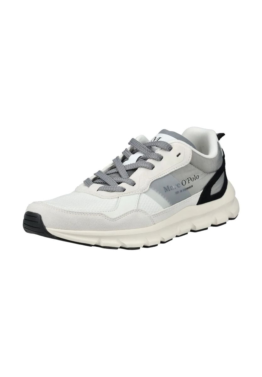 Sportliche Mesh-Sneaker im Materialmix