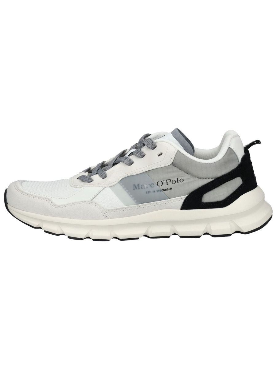 Sportliche Mesh-Sneaker im Materialmix