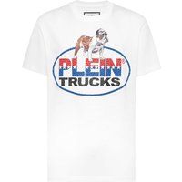 T-Shirt mit Vintage Bulldog-Grafik