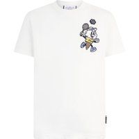 Baumwoll-T-Shirt mit Tennis-Monster-Grafik