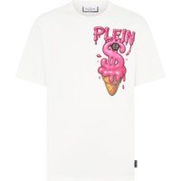 T-Shirt mit Eistüten-Dollar-Print