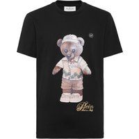 T-Shirt mit Kristall-Teddybär-Motiv