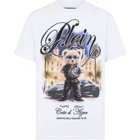 Grafik-T-Shirt mit Teddy-Racing-Motiv