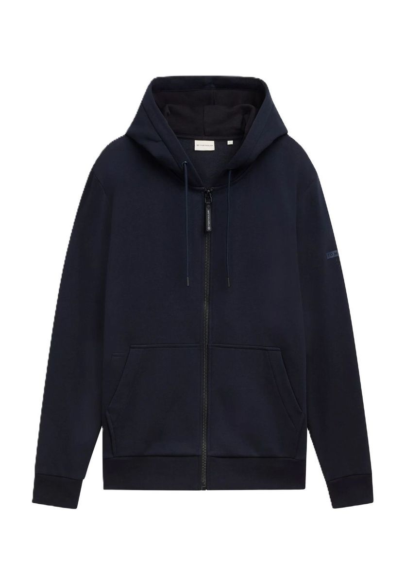 Klassische Kapuzenjacke mit Reißverschluss und Taschen