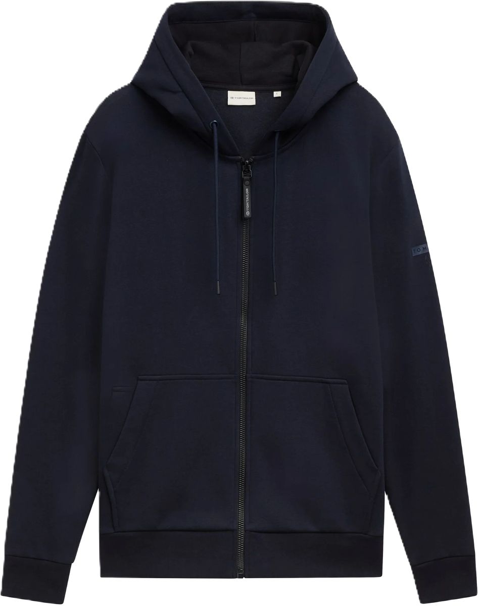 Klassische Kapuzenjacke mit Reißverschluss und Taschen