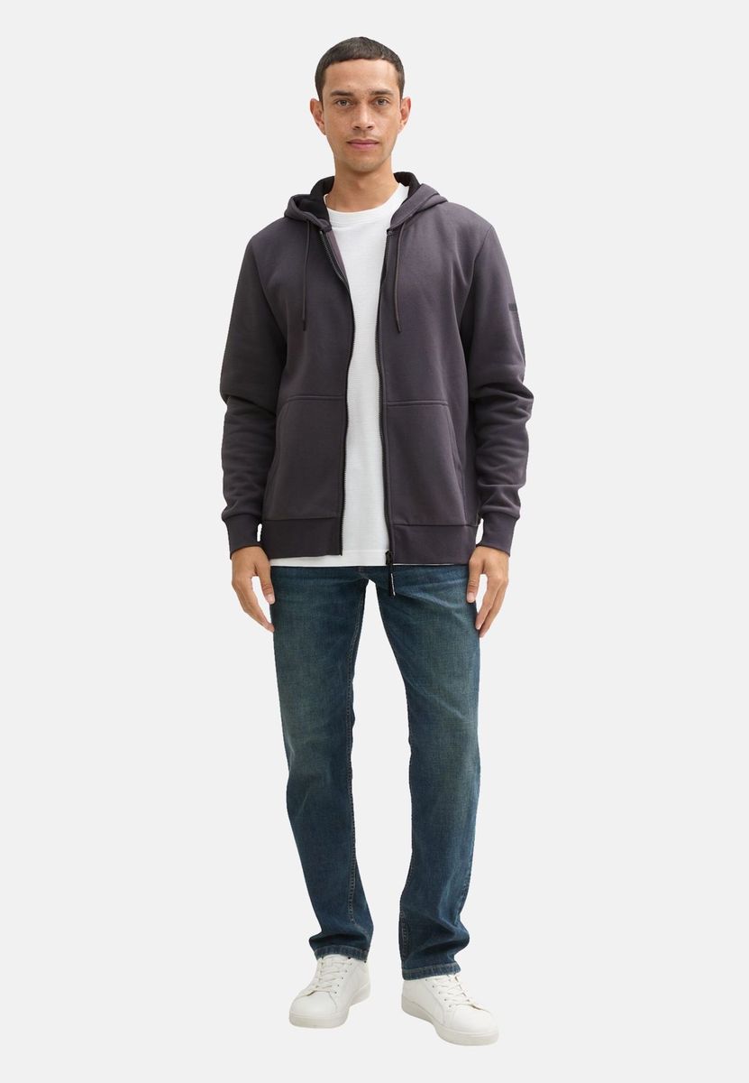 Herren Kapuzenjacke mit Reißverschluss und Taschen