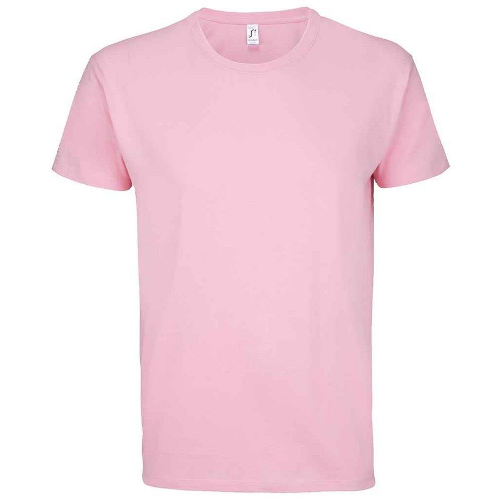 Schweres Baumwoll-T-Shirt mit Rundhalsausschnitt