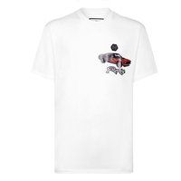 T-Shirt mit Rennwagen-Grafikprint