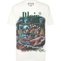 T-Shirt mit Strass-Racing-Grafik