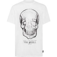 T-Shirt mit Totenkopf-Grafikdruck