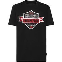 T-Shirt mit ikonischem Strass-Wappen
