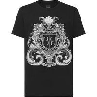 T-Shirt mit Barock-Wappen-Grafik