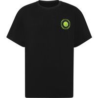 Übergroßes Logo-Print Baumwoll-T-Shirt