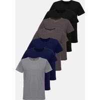 Klassisches Baumwoll-T-Shirt mit Rundhalsausschnitt