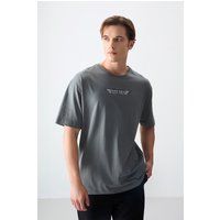 Übergroßes Grafik-T-Shirt aus Baumwolle