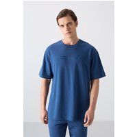 Oversized Grafik-T-Shirt mit Rundhalsausschnitt