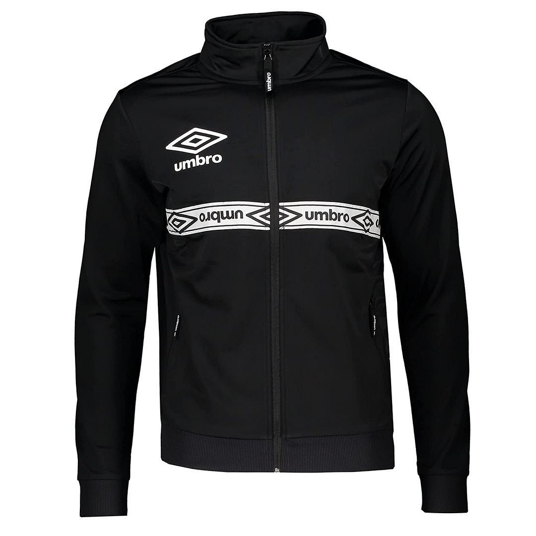 Sportliche Trainingsjacke mit Logoband