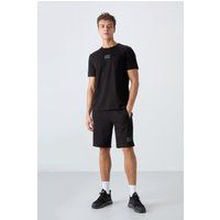 Grafik-Baumwoll-Jersey Co-ord Set