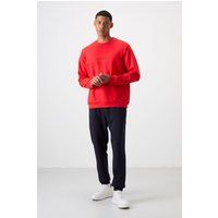 Fleece-Sweatshirt und Jogginghose Set