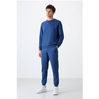 Klassisches Tracksuit-Set aus Baumwollmischung