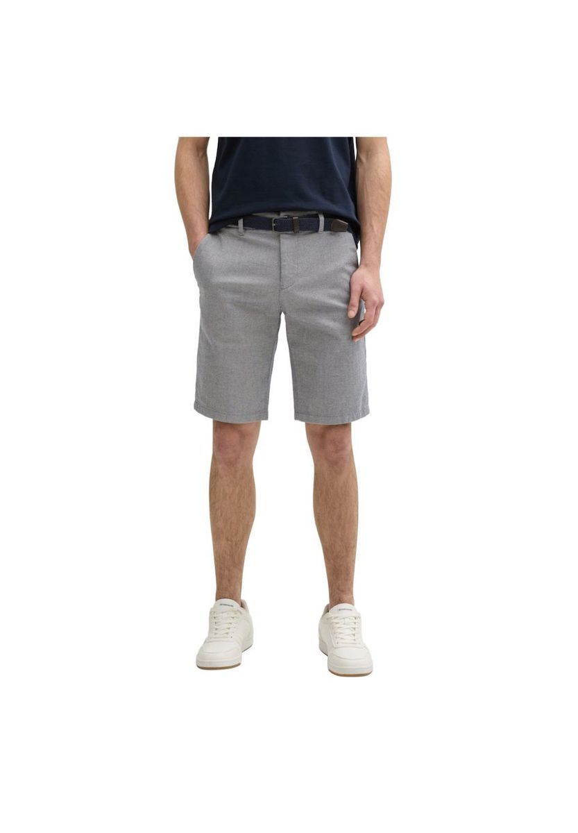 Lässige Stretch Chino Shorts mit Gürtel