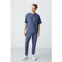 Oversized T-Shirt und Jogginghose-Set