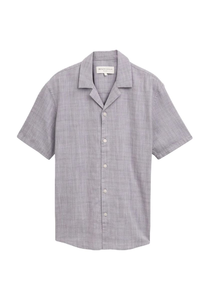 Locker geschnittenes Hemd mit Reverskragen