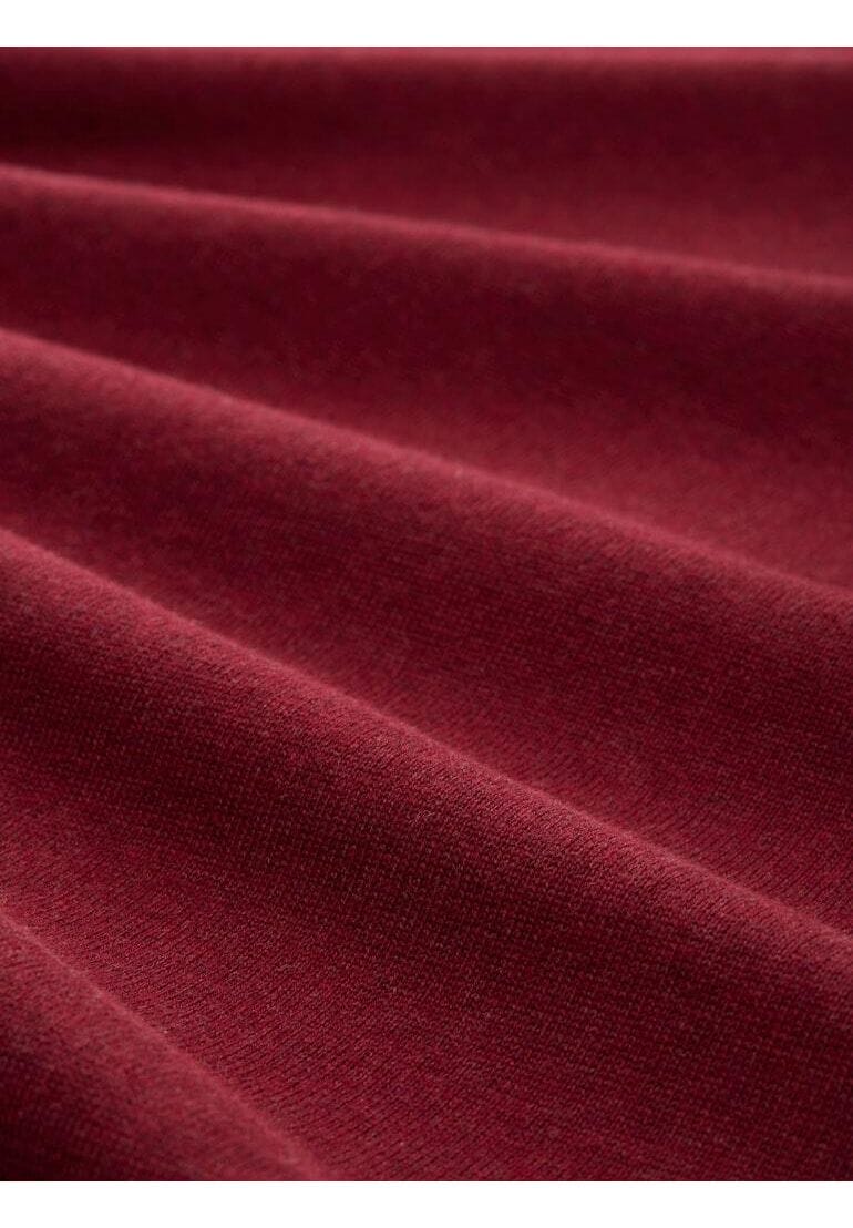 Klassischer einfarbiger Rundhals-Pullover