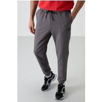 Fleece-Jogginghose mit Frontnähten