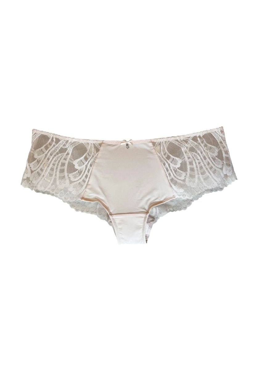 Hipster-Slip mit Spitzenbesatz