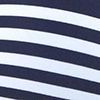 Gestreiftes Bandeau Bikini-Top