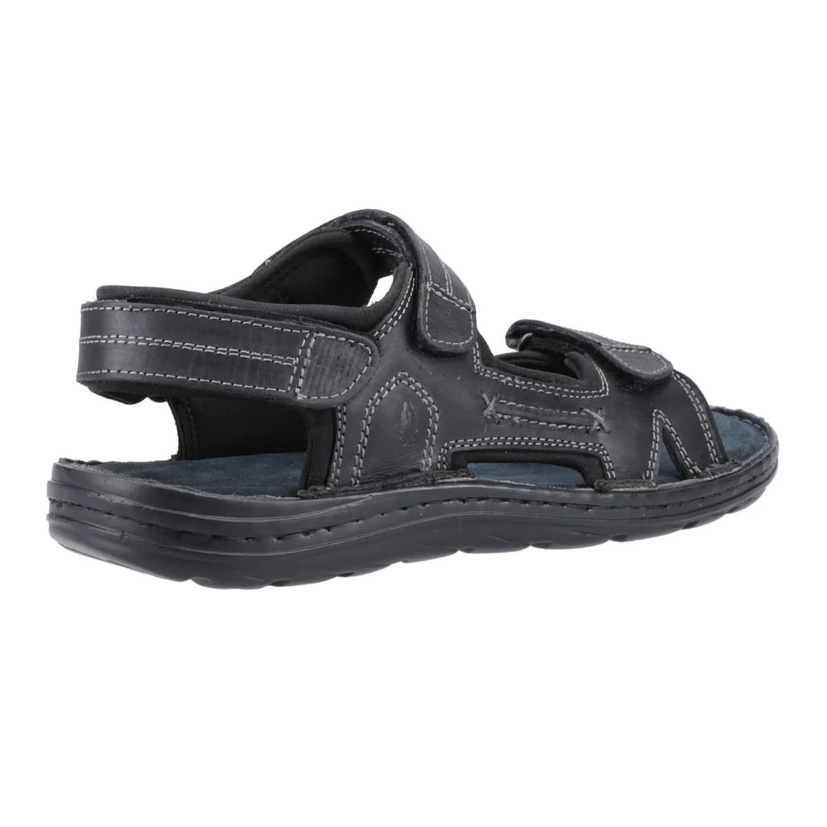 Leder-Wandersandalen mit Dreifach-Klettverschluss